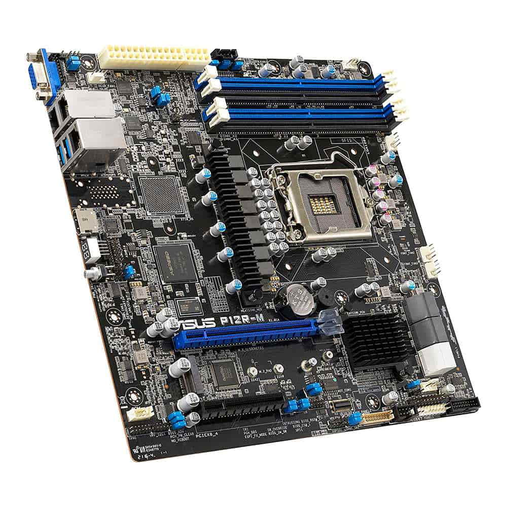 Asus P12R-M. Socket 1200. Micro-ATX.