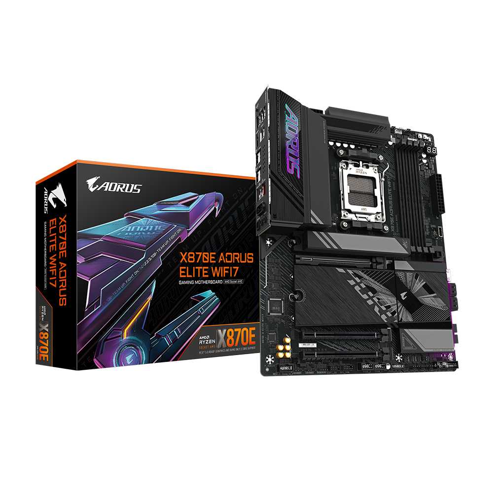 Gigabyte X870E Aorus Elite WiFi7. Socket AM5. - DDR5