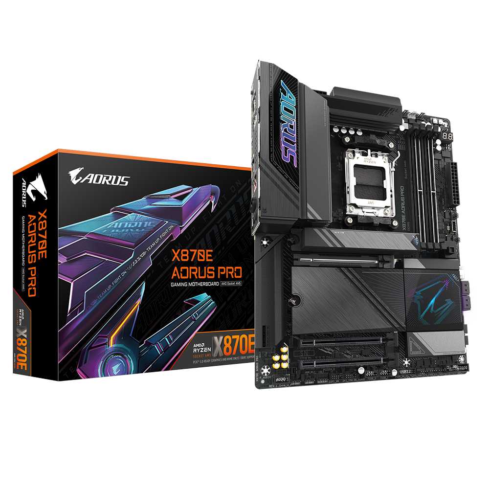 Gigabyte X870E Aorus PRO. Socket AM5. - DDR5