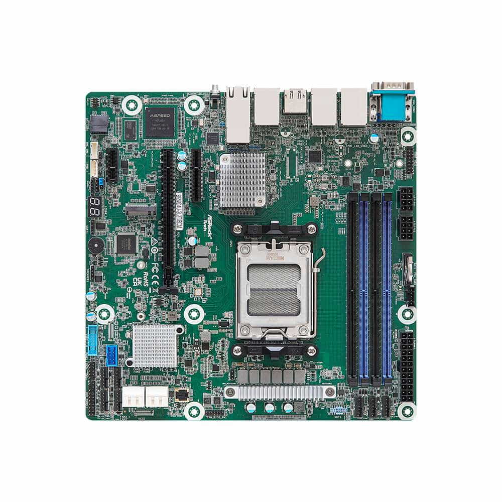 Asrock B650D4U-2L2T/BCM. Socket AM5. Micro-ATX. - DDR5