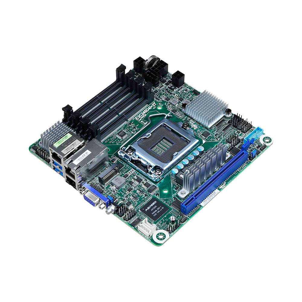 Asrock E3C246D4I-2T. Socket 1151. Mini-ITX.