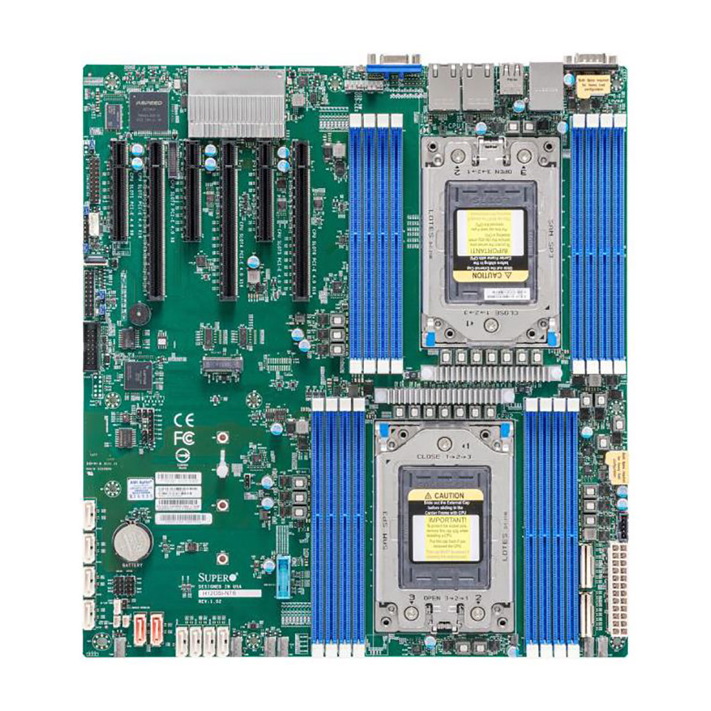 Supermicro MBD-H12DSI-NT6. 2x Socket SP3. E-ATX. BULK.