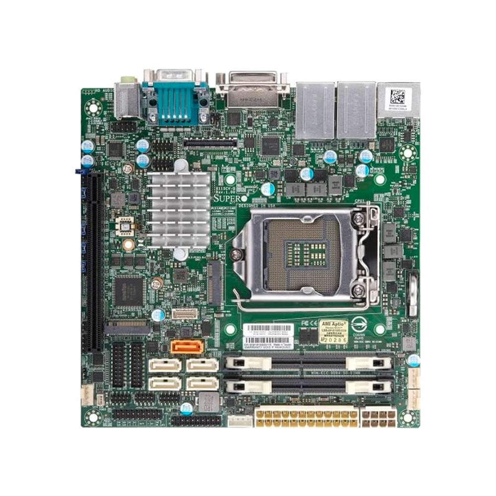 Supermicro MBD-X11SCV-L. Socket 1151. Mini-ITX. BULK. - SoDIMM DDR4