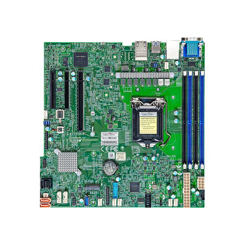 Supermicro MBD-X12STH-F. Socket 1200. Micro-ATX. BULK.