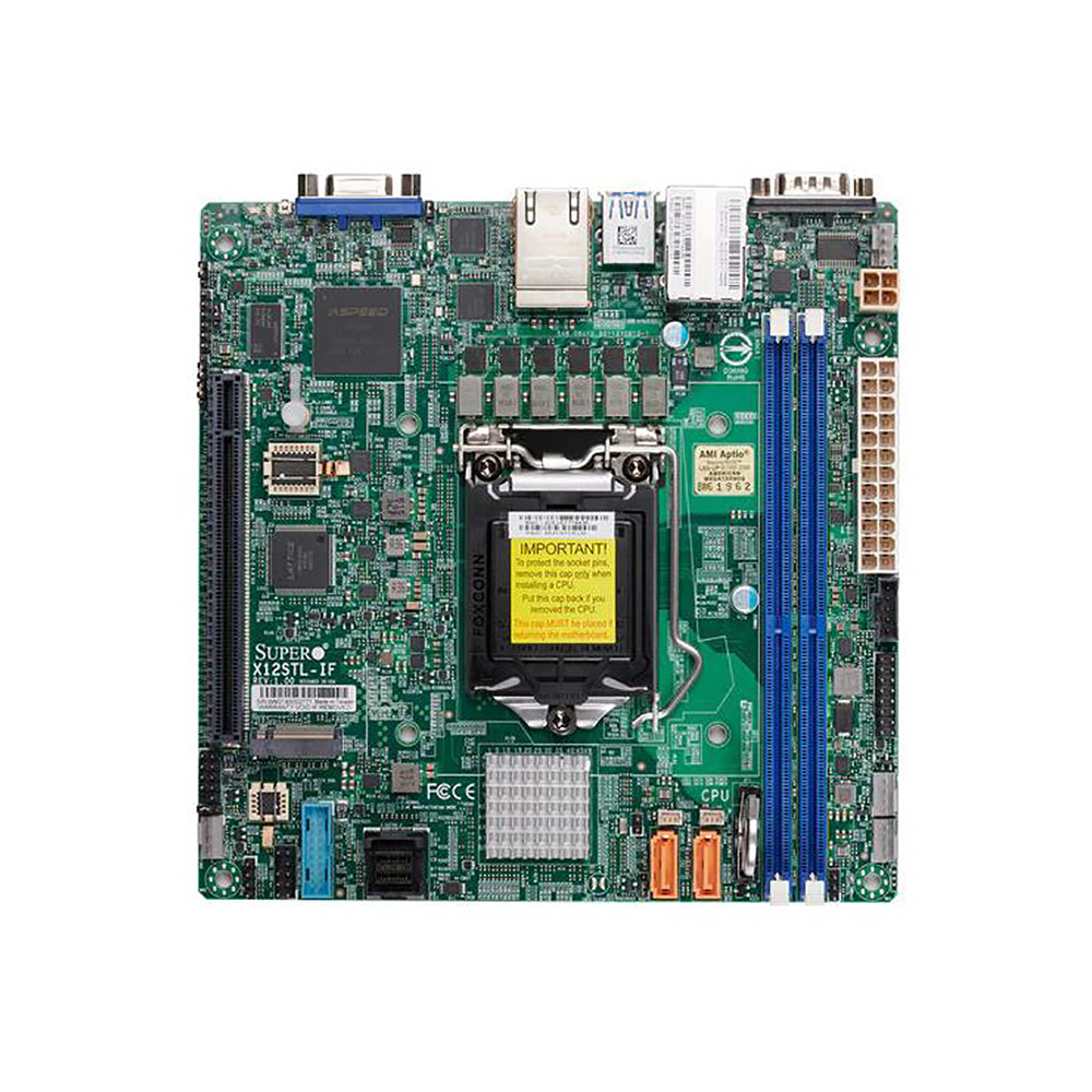 Supermicro MBD-X12STL-IF. Socket 1200. Mini-ITX. BULK.