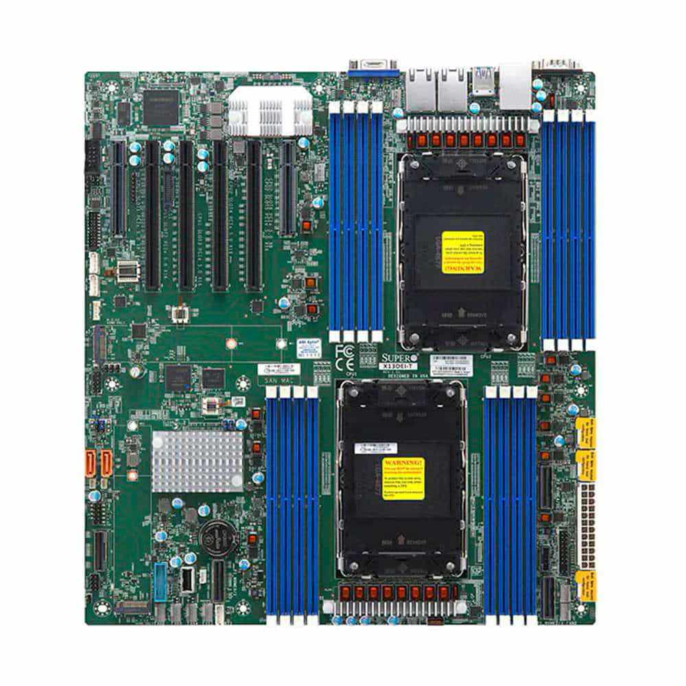 Supermicro MBD-X13DEI-T. 2x Socket 4677. E-ATX. BULK.