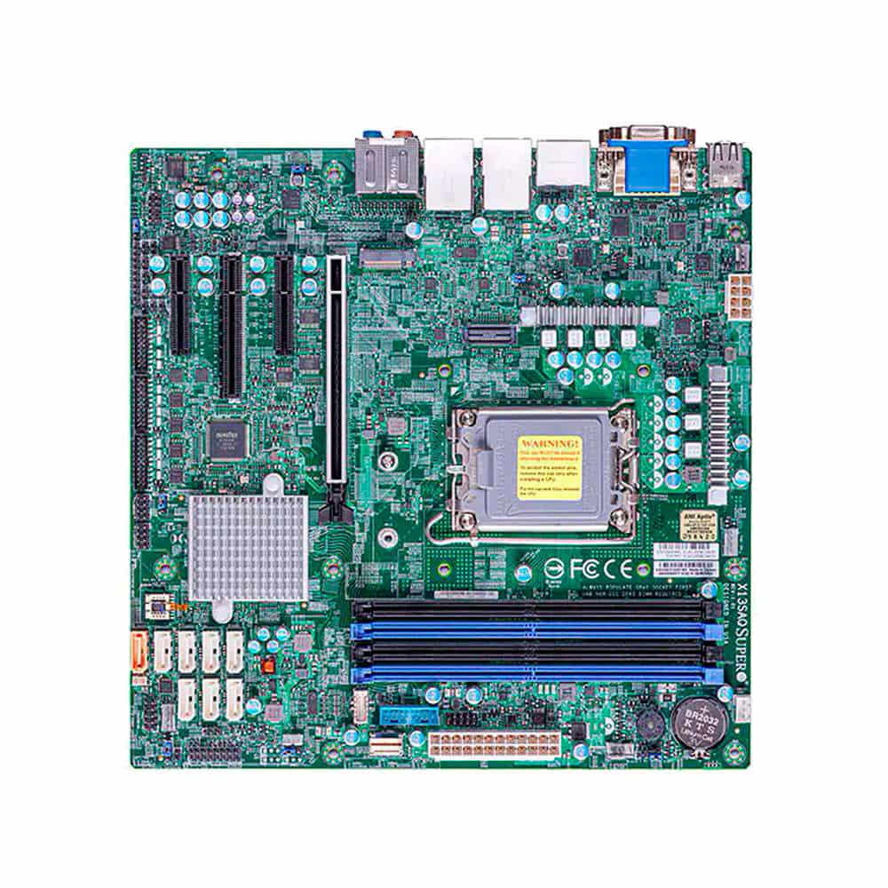 Supermicro MBD-X13SAQ-B. Socket 1700. Micro-ATX. Bulk. - DDR5
