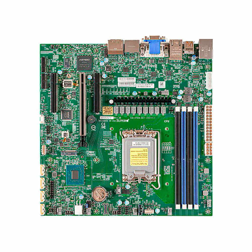 Supermicro MBD-X13SAZ-F. Socket 1700. Micro-ATX. - DDR5