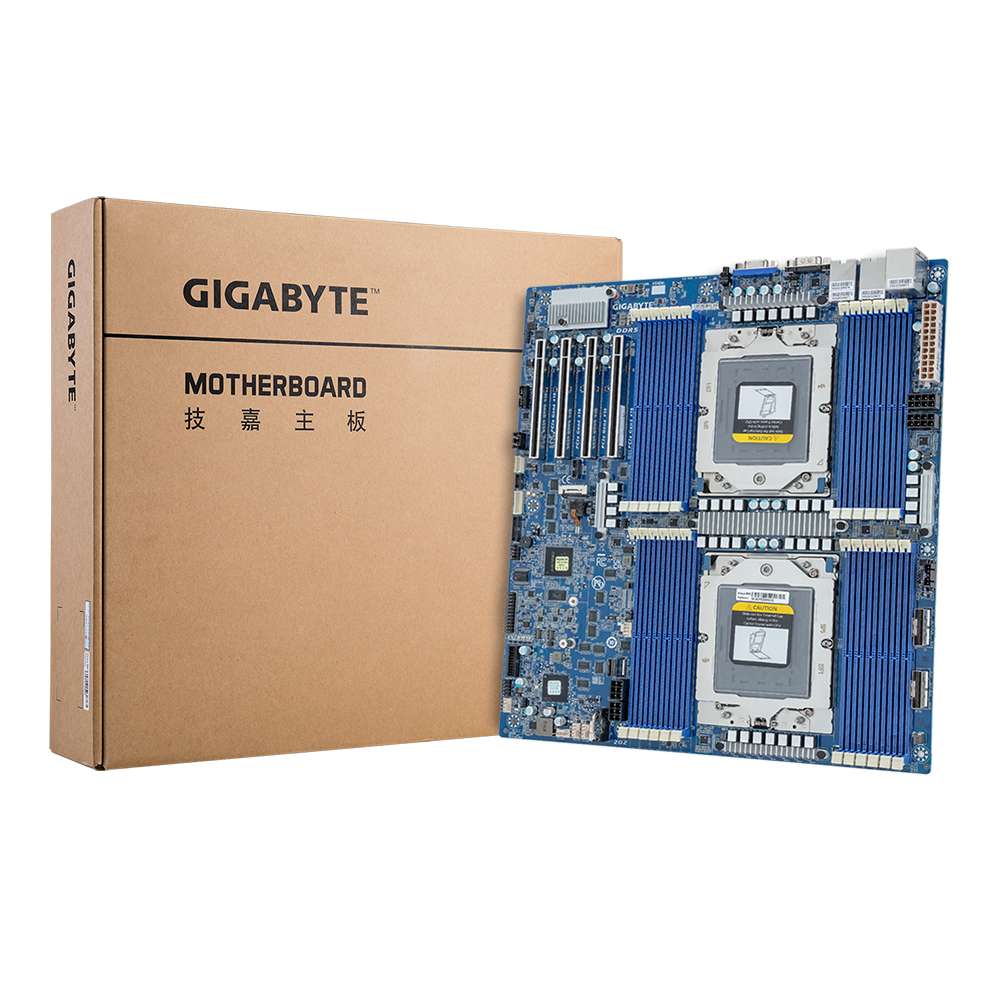 Gigabyte MZ73-LM1. 2x Socket SP5. E-ATX.