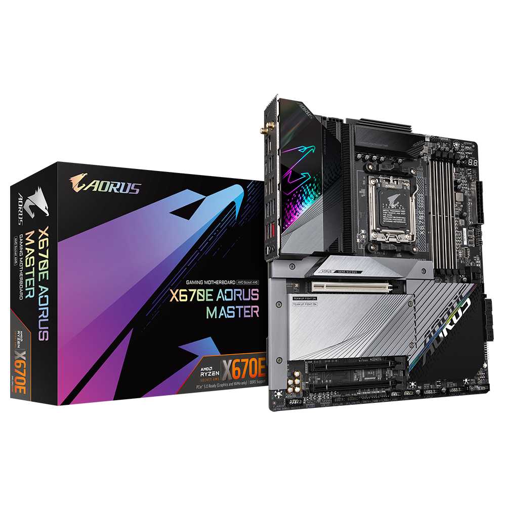 Gigabyte X670E Aorus Master. Socket AM5. - DDR5