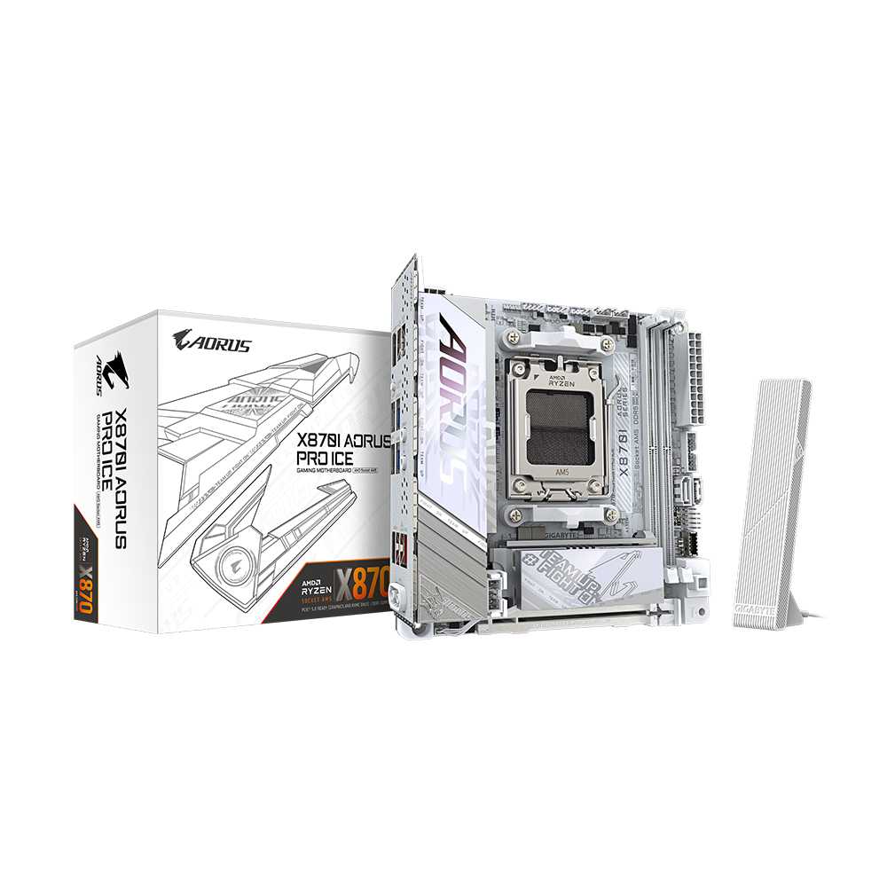 Gigabyte X870I Aorus Pro ICE. Socket AM5. Mini-ITX - DDR5
