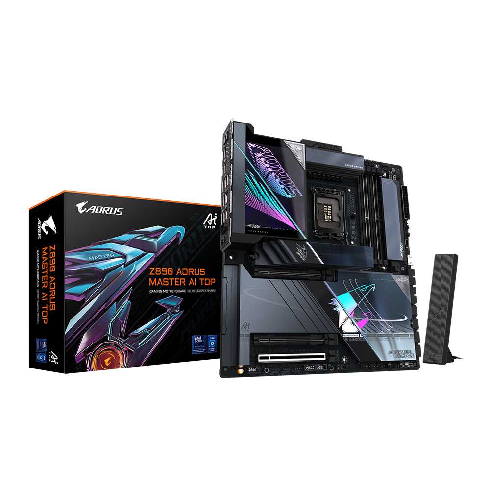 Gigabyte Z890 Aorus Master AI TOP. Socket 1851. E-ATX - DDR5