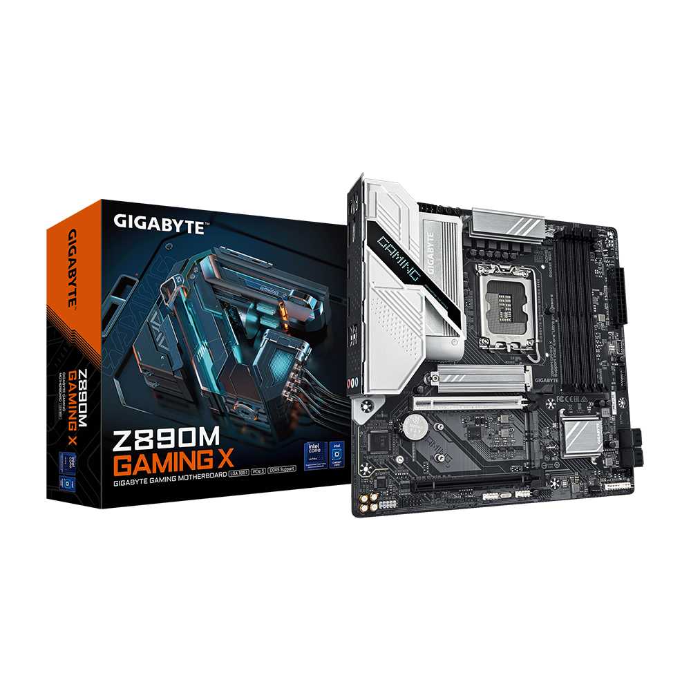 Gigabyte Z890M Gaming X. Socket 1851. Micro-ATX - DDR5