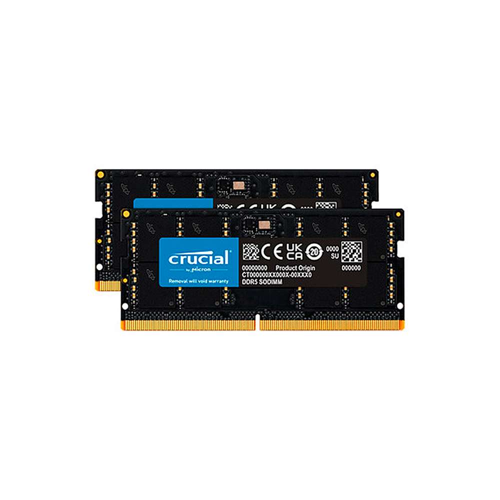 Crucial 48Gb (2x 24Gb) So-DIMM DDR5 5600Mhz 1.1V ECC