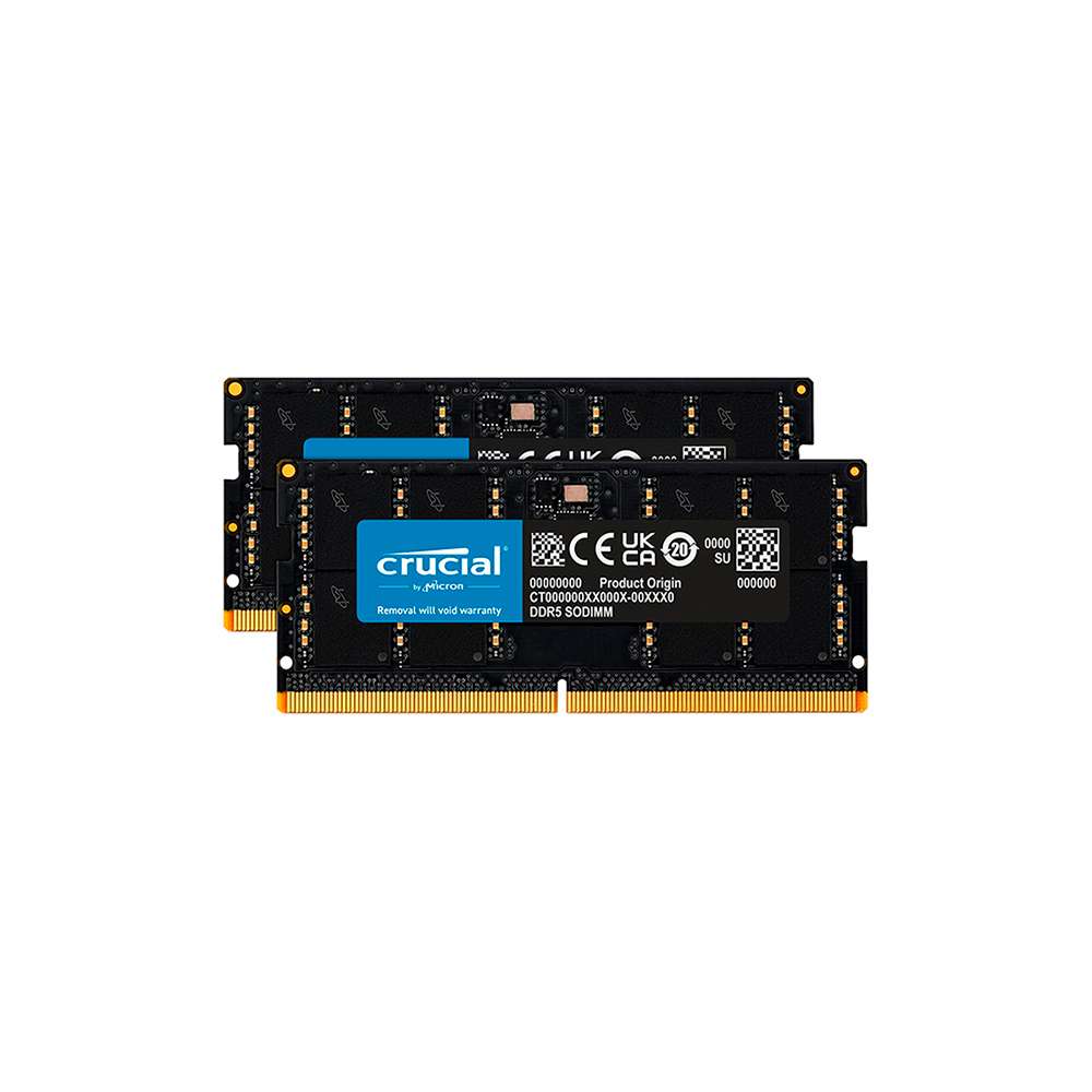 Crucial 64Gb (2x 32Gb) So-DIMM DDR5 4800Mhz 1.1V