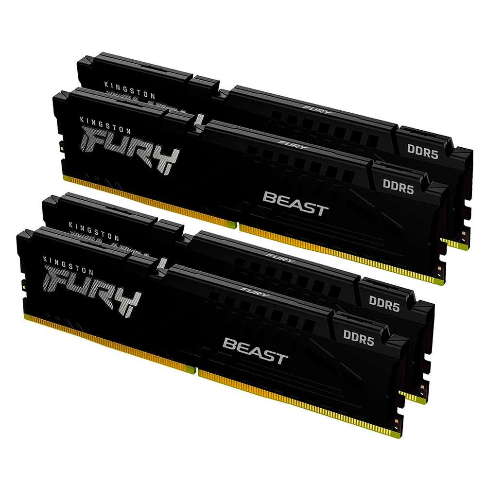 Kingston Fury Beast Black 128Gb (4x 32Gb) DDR5 5200Mhz 1.25V