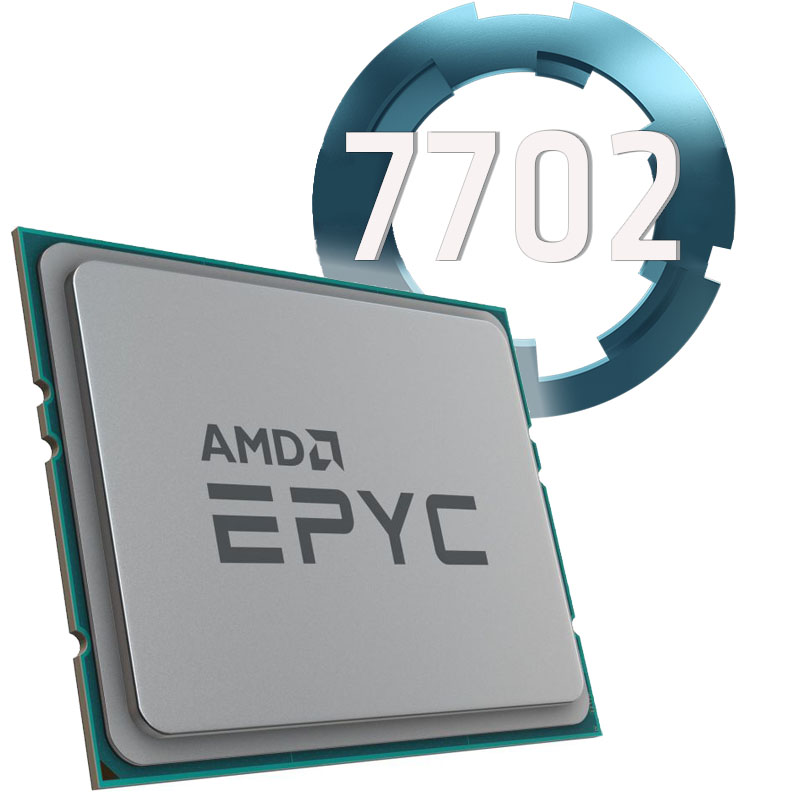 Amd EPYC 7702 2Ghz. Socket SP3. TRAY