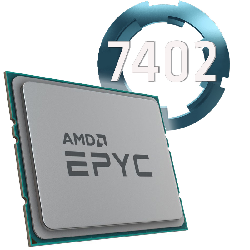 Amd EPYC 7402 3.35Ghz Socket SP3. Bulk.