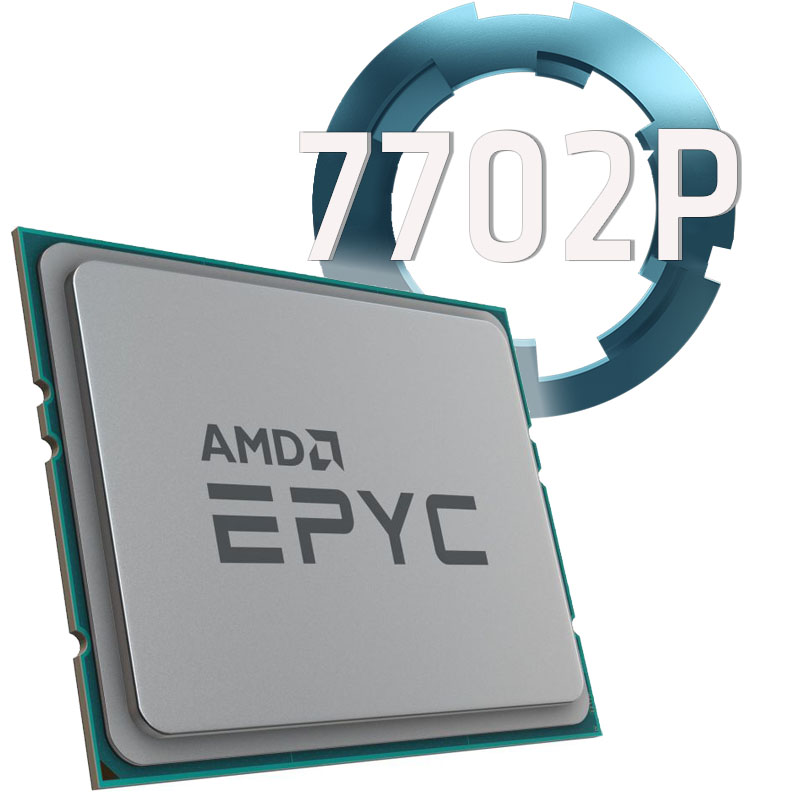 Amd EPYC 7702P 2.0Ghz. Socket SP3. TRAY