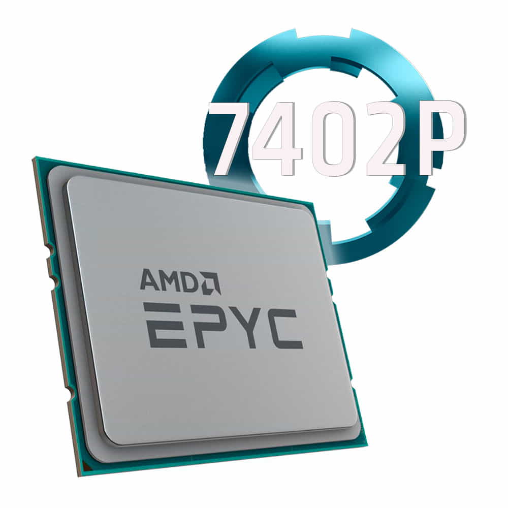 Amd EPYC 7402P 2.8Ghz Socket SP3. TRAY.