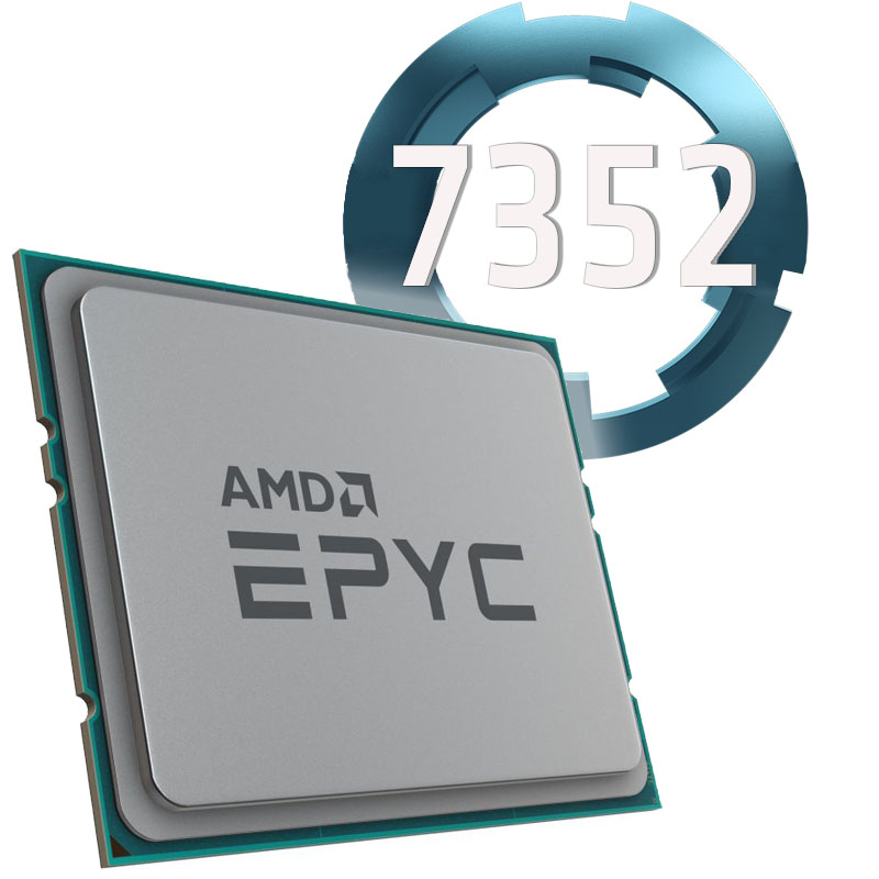 Amd EPYC 7352 2.3Ghz. Socket SP3. TRAY