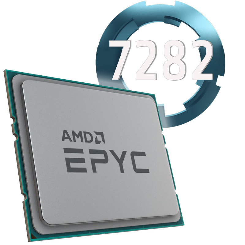 Amd EPYC 7282 3.2Ghz Socket SP3. TRAY.