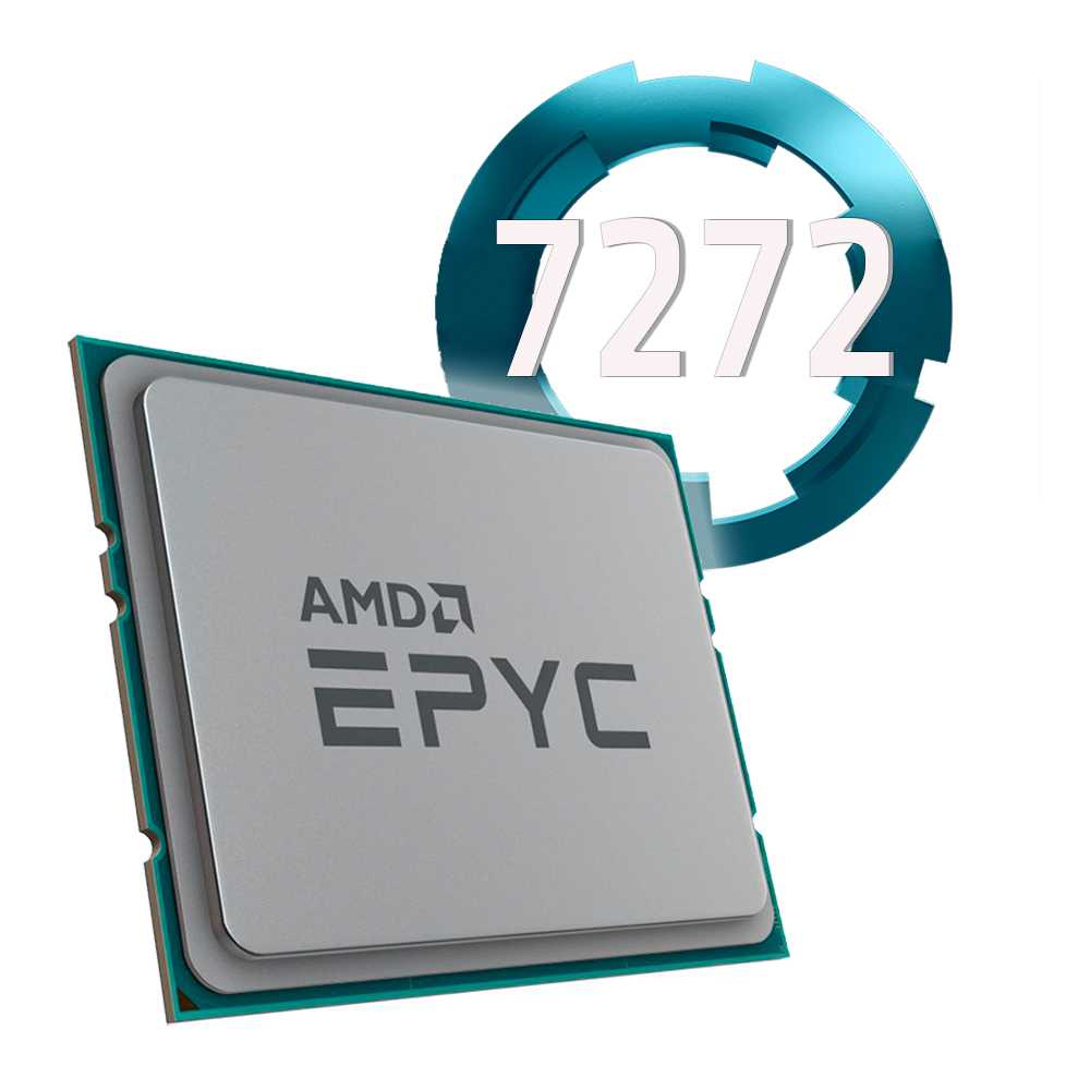 Amd EPYC 7272 2.9Ghz Socket SP3. TRAY