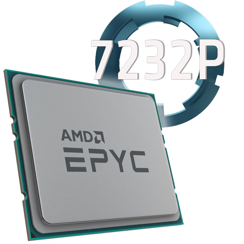 Amd EPYC 7232P 3.1Ghz. Socket SP3. TRAY