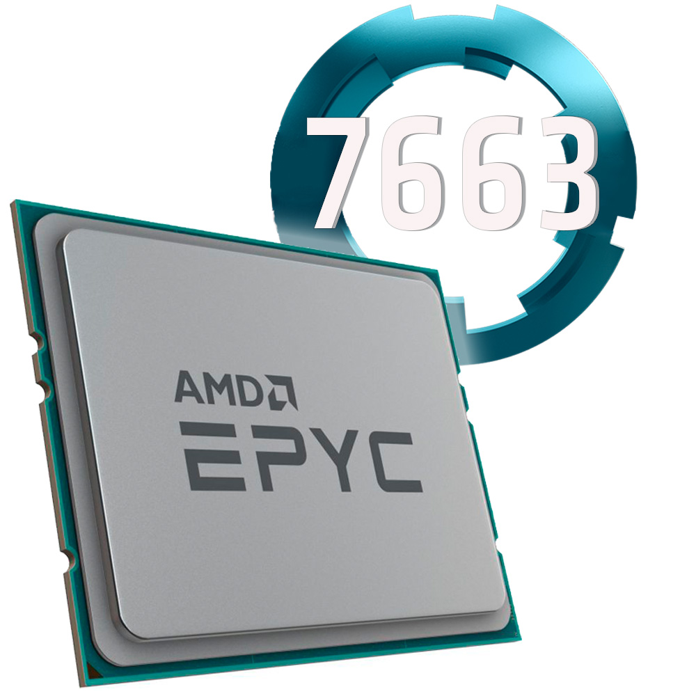 Amd EPYC 7663 2Ghz. Socket SP3. TRAY