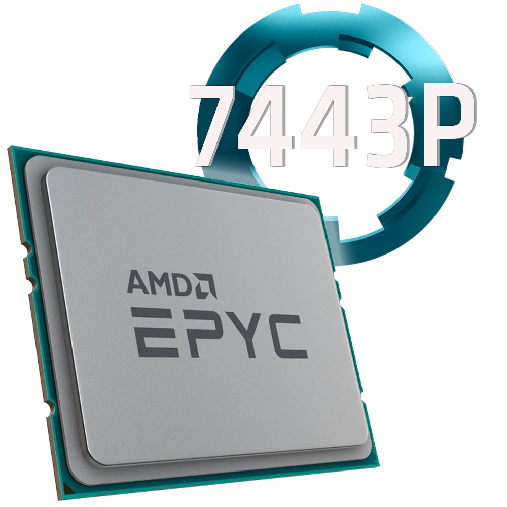 Amd EPYC 7443P 2.8Ghz. Socket SP3. TRAY