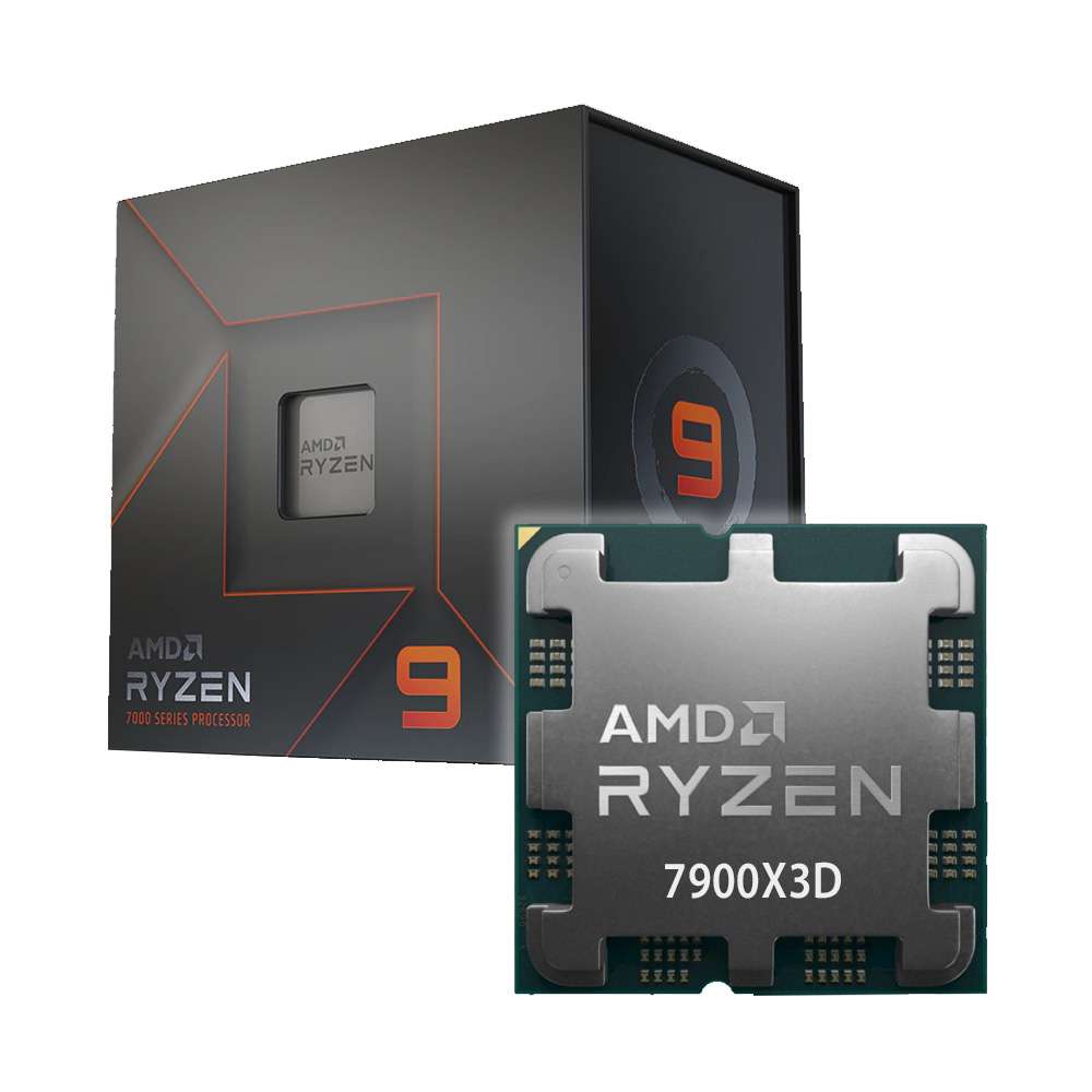 Amd Ryzen 9 7900X3D 4.4Ghz. Socket AM5.