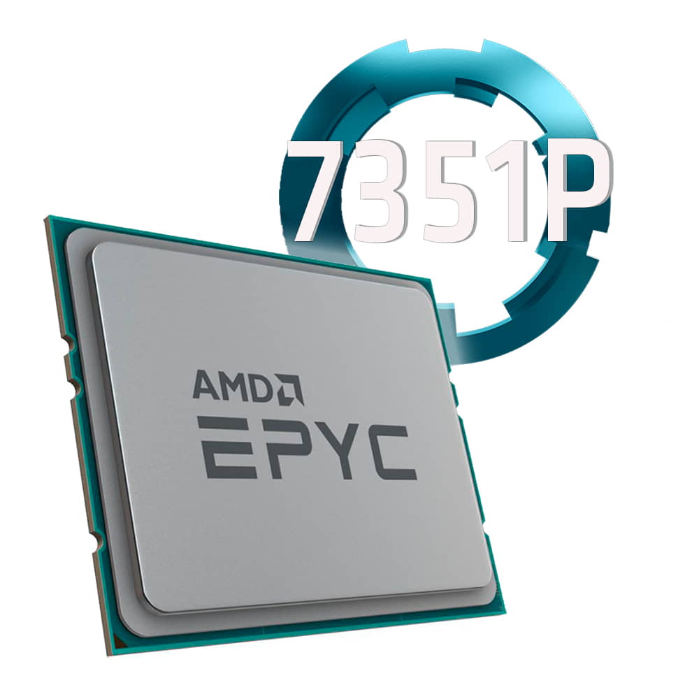 Amd EPYC 7351P 2.4Ghz. Socket SP3. TRAY