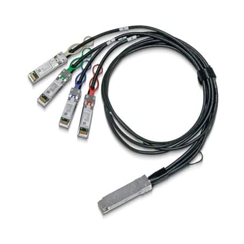 Mellanox MCP7F00-A002R30N. Cable Ethernet 100GbE. QSFP28 a 4x SFP28. 2m. Negro