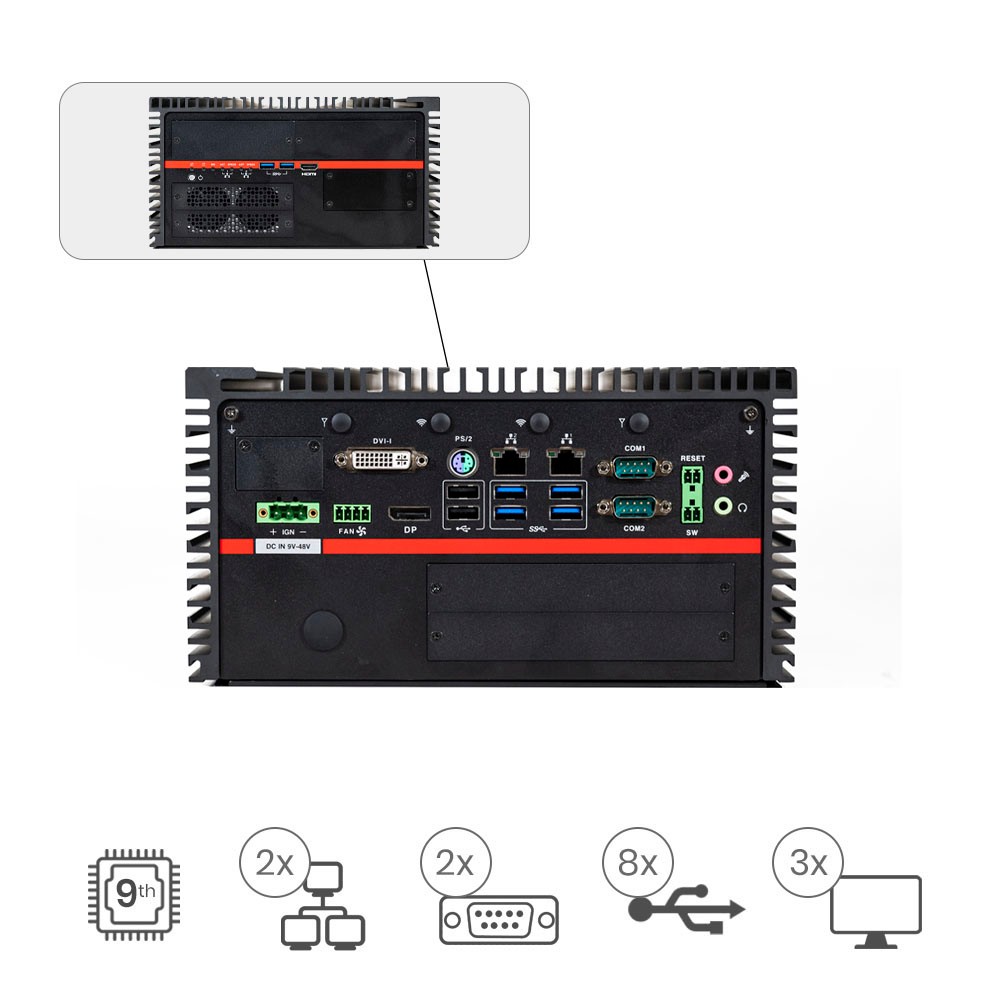 Appliot EMP501-E Modular Socket 1151 con VGA PCIe