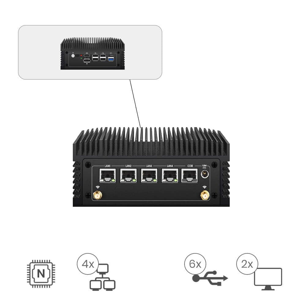 Appliot IMP100 Intel N100 4 LAN PoE