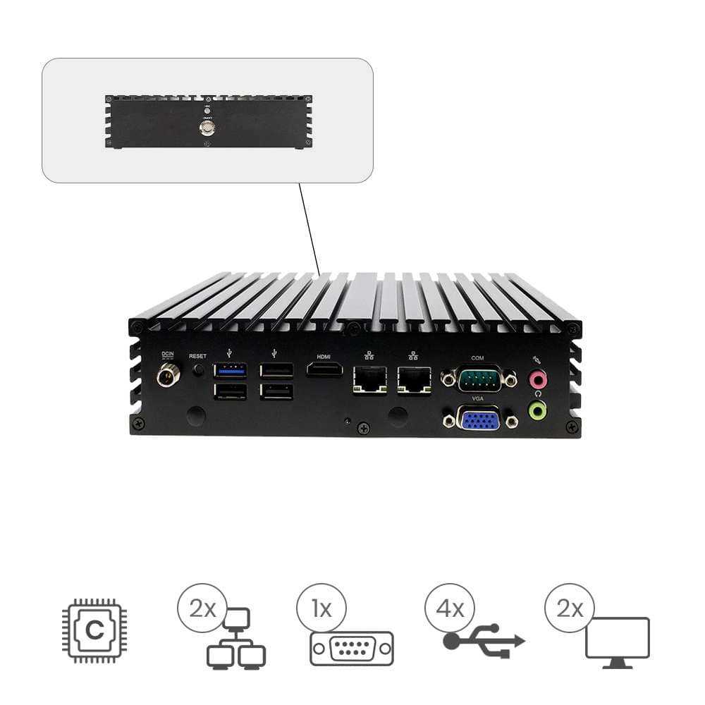 Appliot P416-CE04A-J1900 Bay Trail Dual LAN Firewall Pro | Hardware