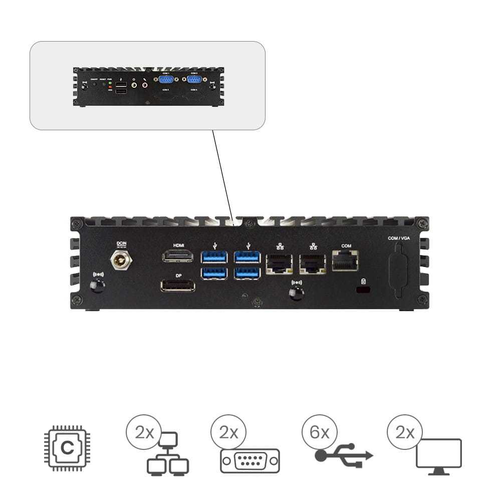 Appliot P419-CE06A-N3160 Braswell Dual LAN 4K Fanless