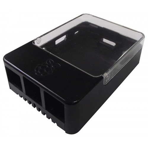 Caja Negra con ventana para Raspberry Pi con 4 USB | Hardware