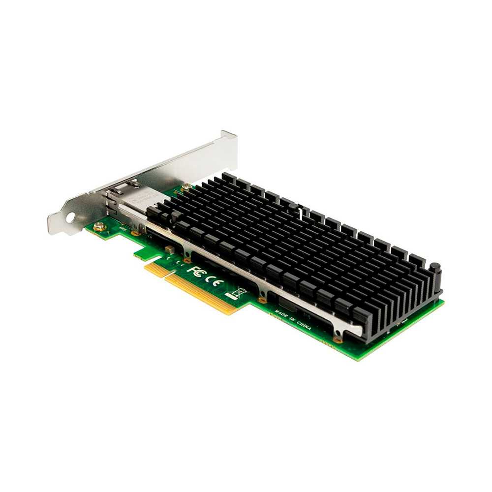 Tarjeta de red chip Intel x540. 1x RJ45 10GbE. PCIe x8