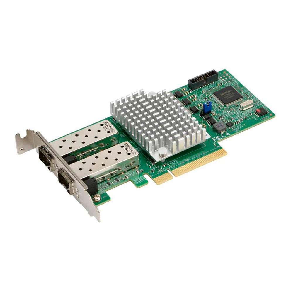 Supermicro AOC-S25G-B2S. Broadcom BCM57414. 2x SFP28 25GbE. PCIe x8