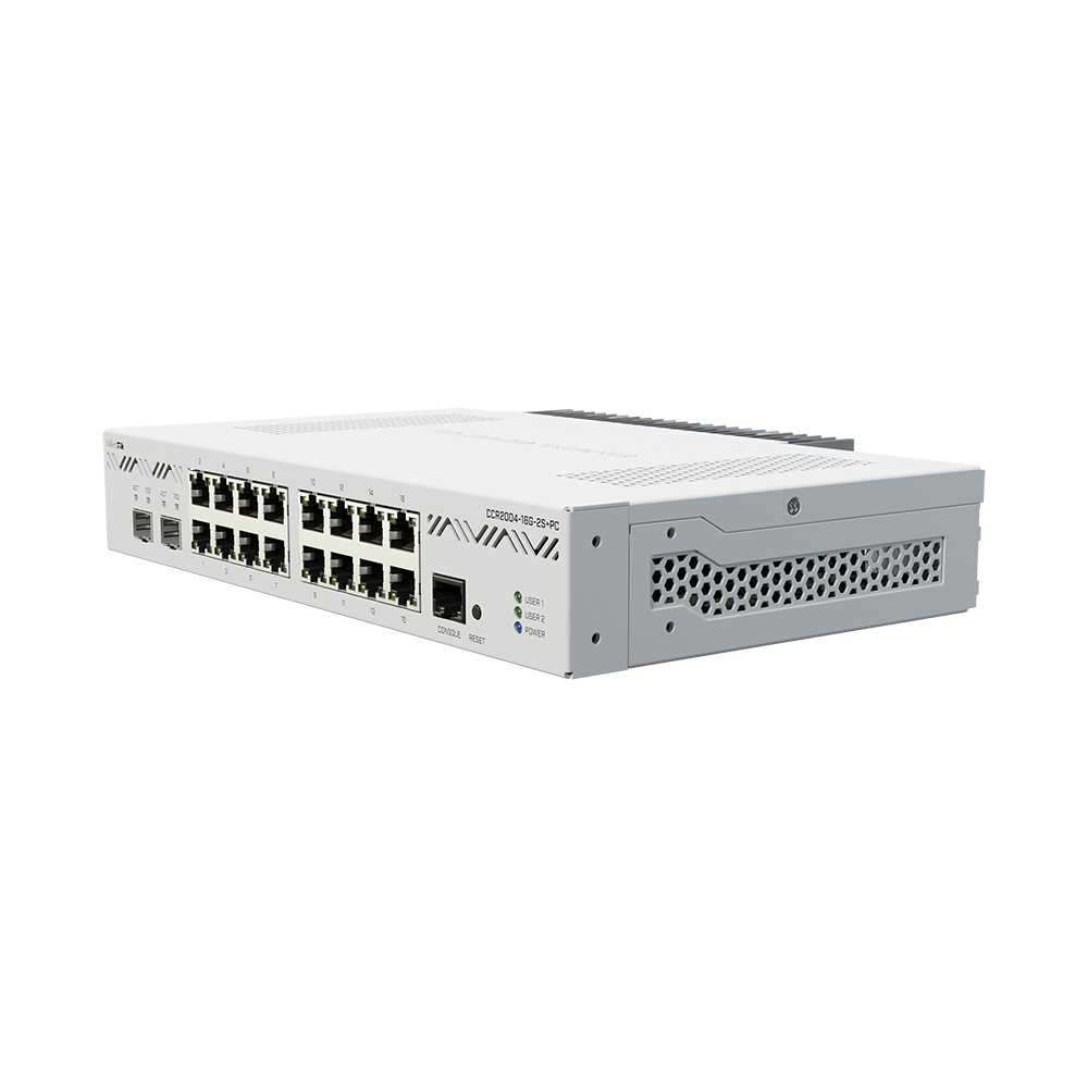 Mikrotik CCR2004-16G-2S+PC. Switch 18 puertos.