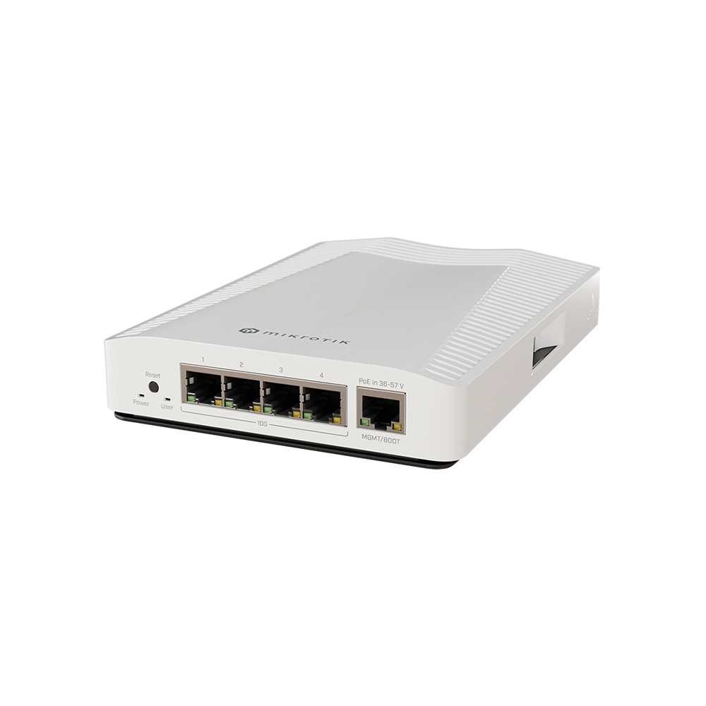 MikroTik CRS304-4XG-IN. Switch PoE 5 puertos.