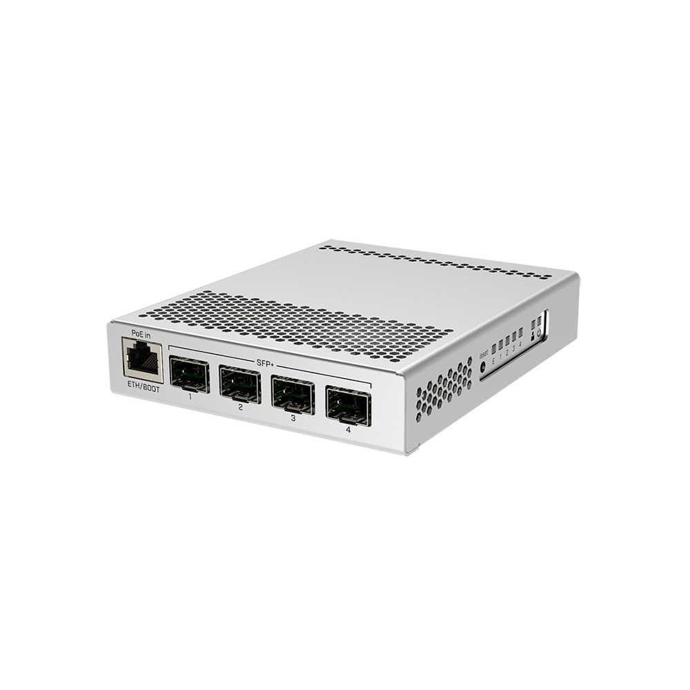 Mikrotik CRS305-1G-4S+IN. Switch PoE 4 puertos.