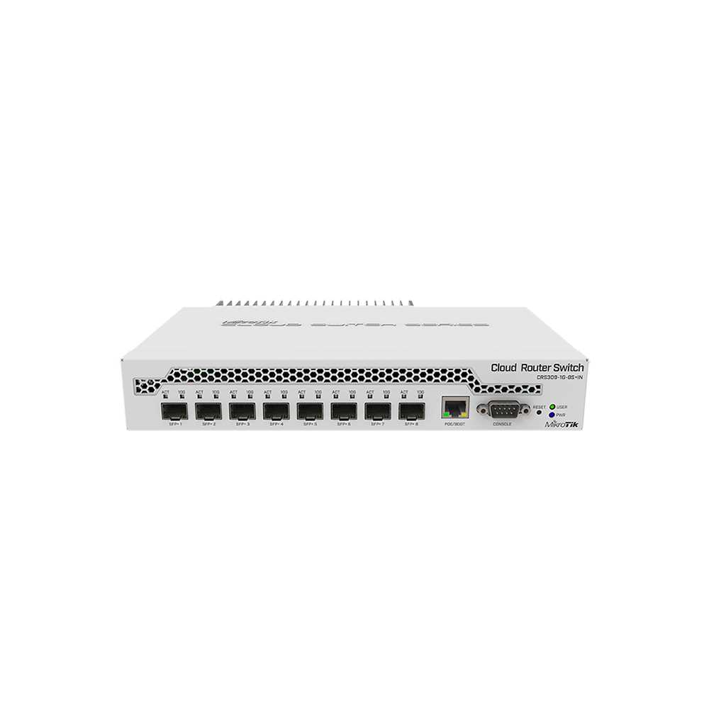 MikroTik CRS309-1G-8S+IN. Switch PoE 9 puertos.