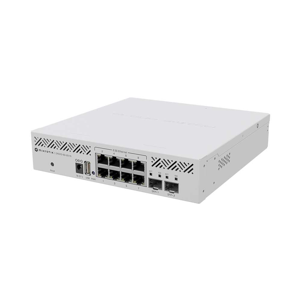 MikroTik CRS310-8G+2S+IN. Switch 10 puertos.