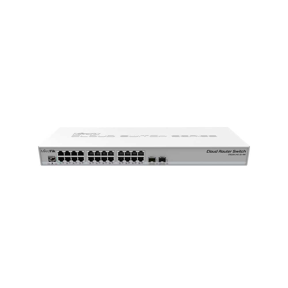 Mikrotik CRS326-24G-2S+RM. Switch 24 puertos.