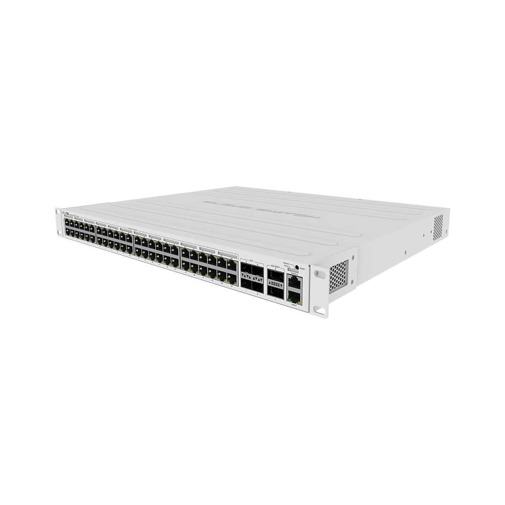 Mikrotik CRS354-48P-4S+2Q+RM. Switch PoE 54 puertos.