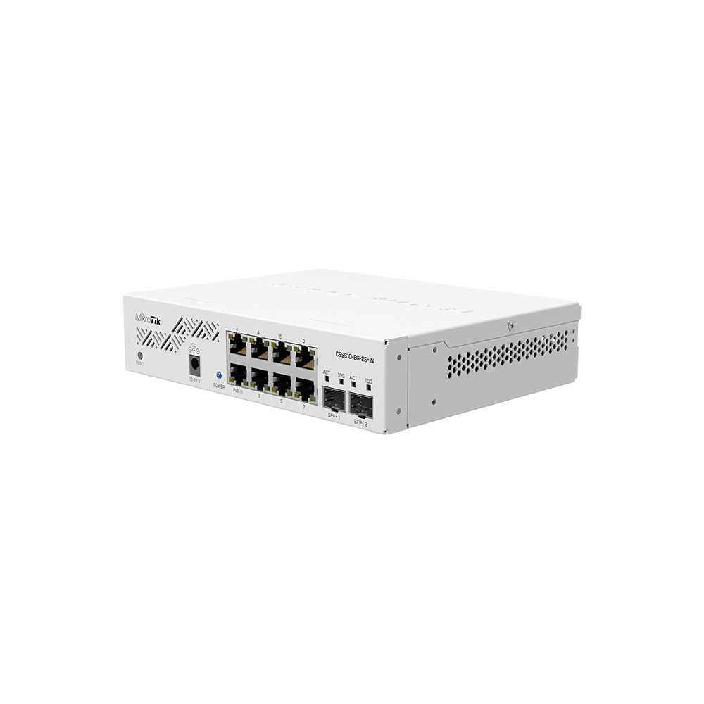 Mikrotik CSS610-8G-2S+IN. Switch PoE 10 puertos.