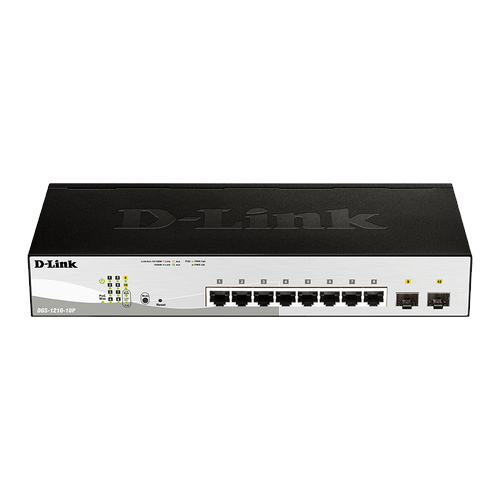 D-Link DGS-1210-10P. Switch Smart Managed. 10 Puertos.