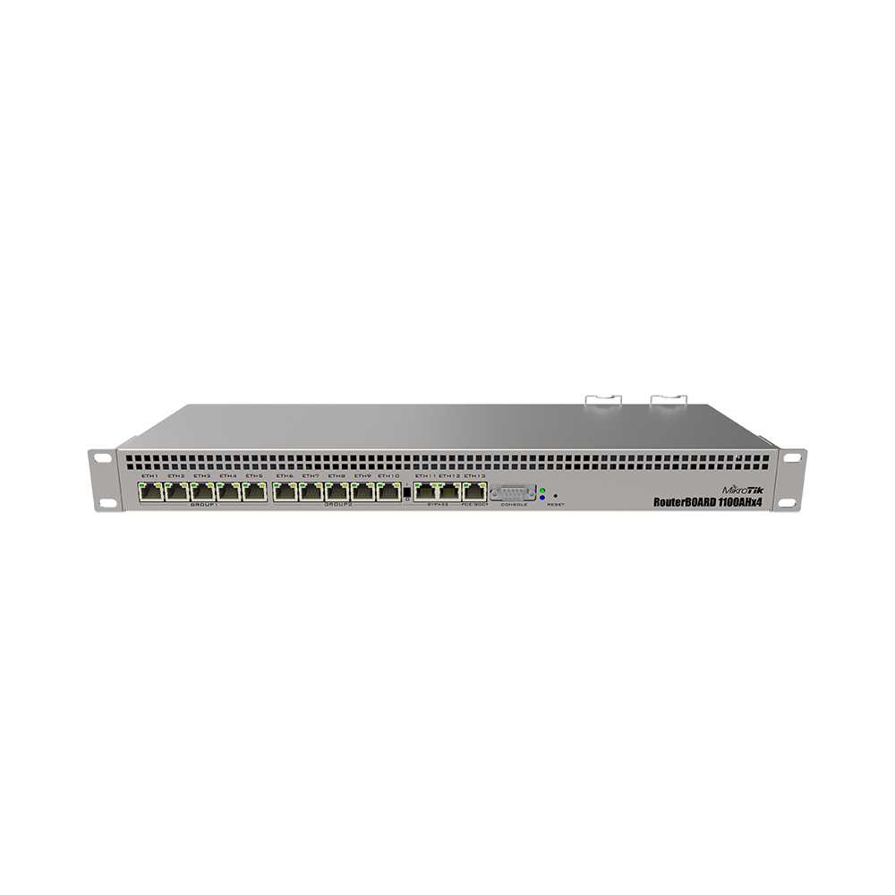 MikroTik RB1100AHx4. Router Gigabit 1U.